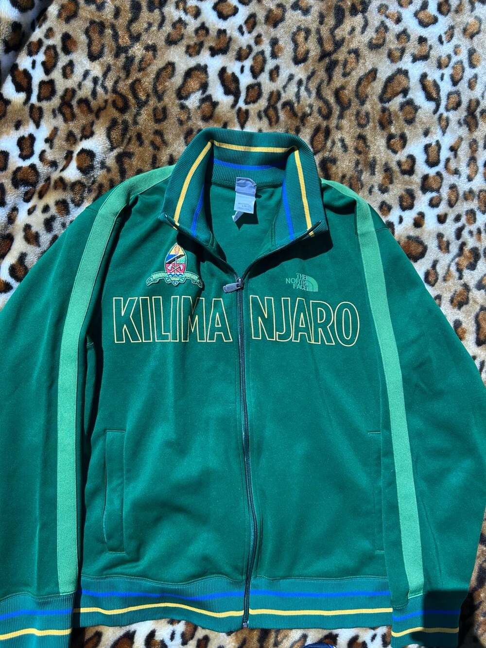 The North Face A5 Series Kilimanjaro Track Jacket Green Full Zip Green Men's Lar
